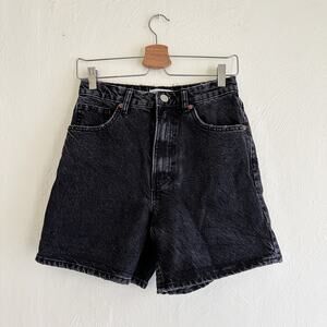 Zara Black Denim Shorts